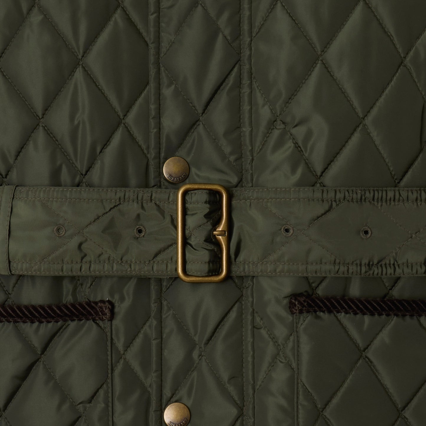 Burberry Quilted Nylon Jacket in Shale