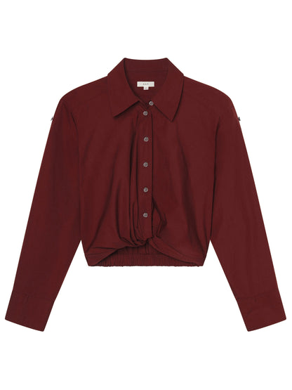A.L.C. Leo Top in Dark Bosco