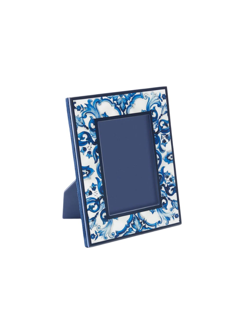 Dolce & Gabbana Casa Lacquered Wood Frame in Blue Mediterraneo