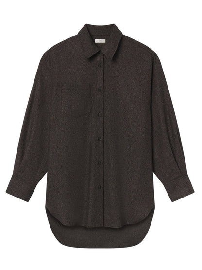 A.L.C. Spence Wool Marled Top in Ganache