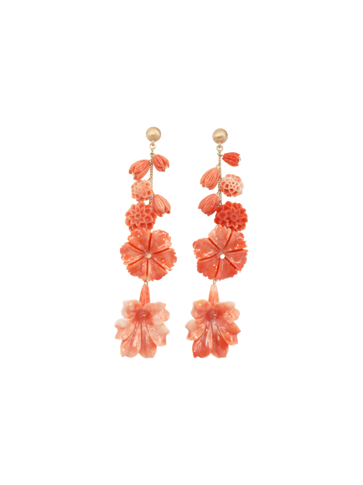 Cult Gaia Giana Earrings in Rose Water