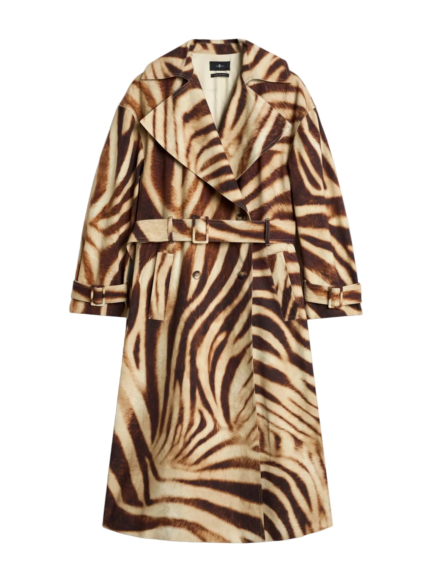 7 For All Mankind Trench in Canvas Zebra