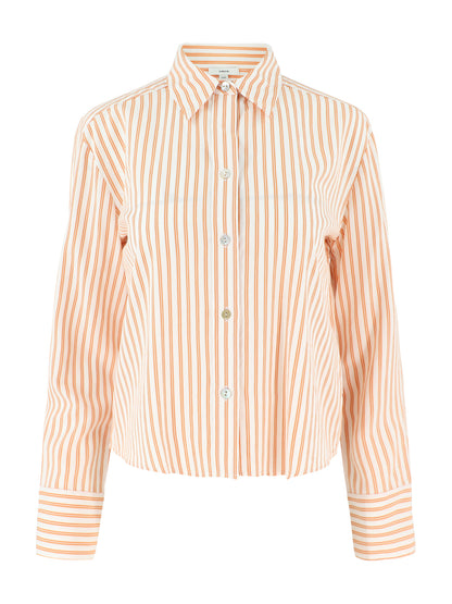 Vince Till Stripe Cropped Button Down (More Colors)