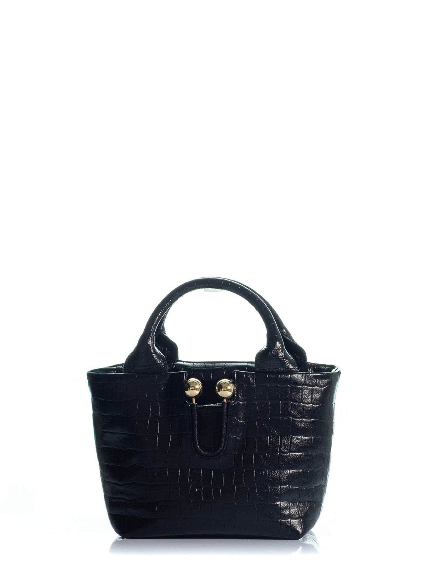 Kooreloo Milano 2.0 Midi in Black Croc