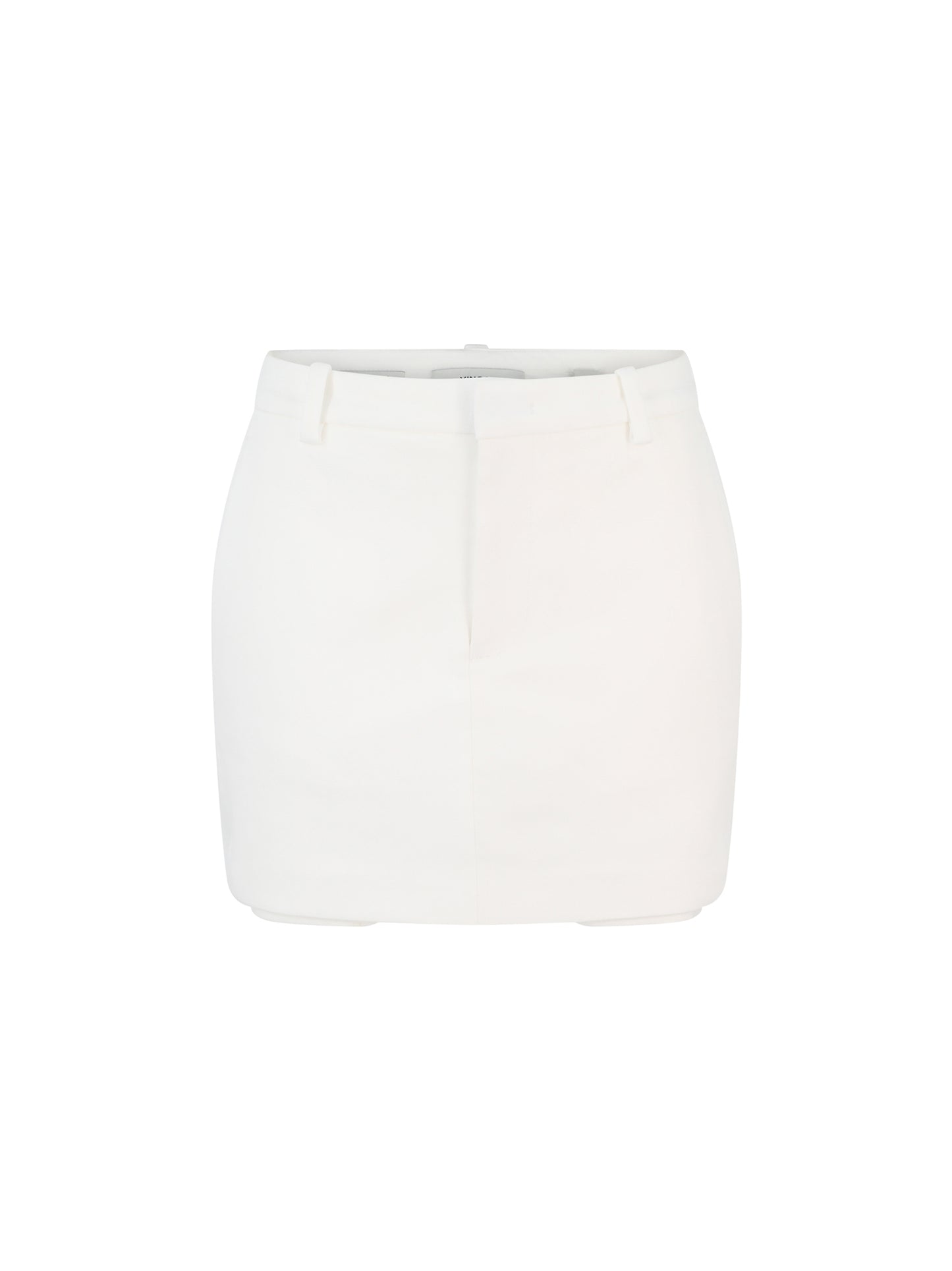 Vince Tailored Italian Cotton Skort in Optic White