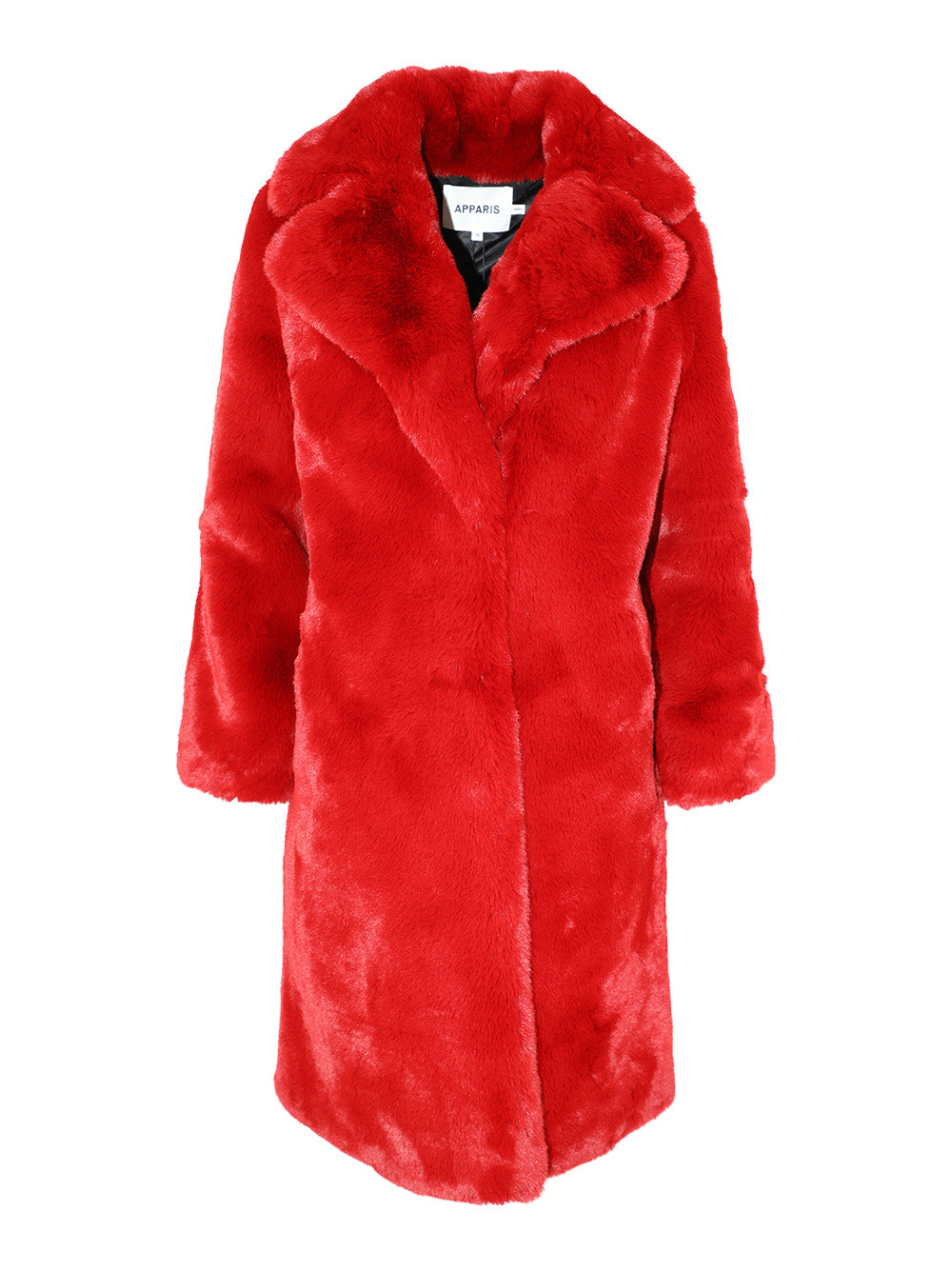 Apparis Steffi Long Coat in Rouge