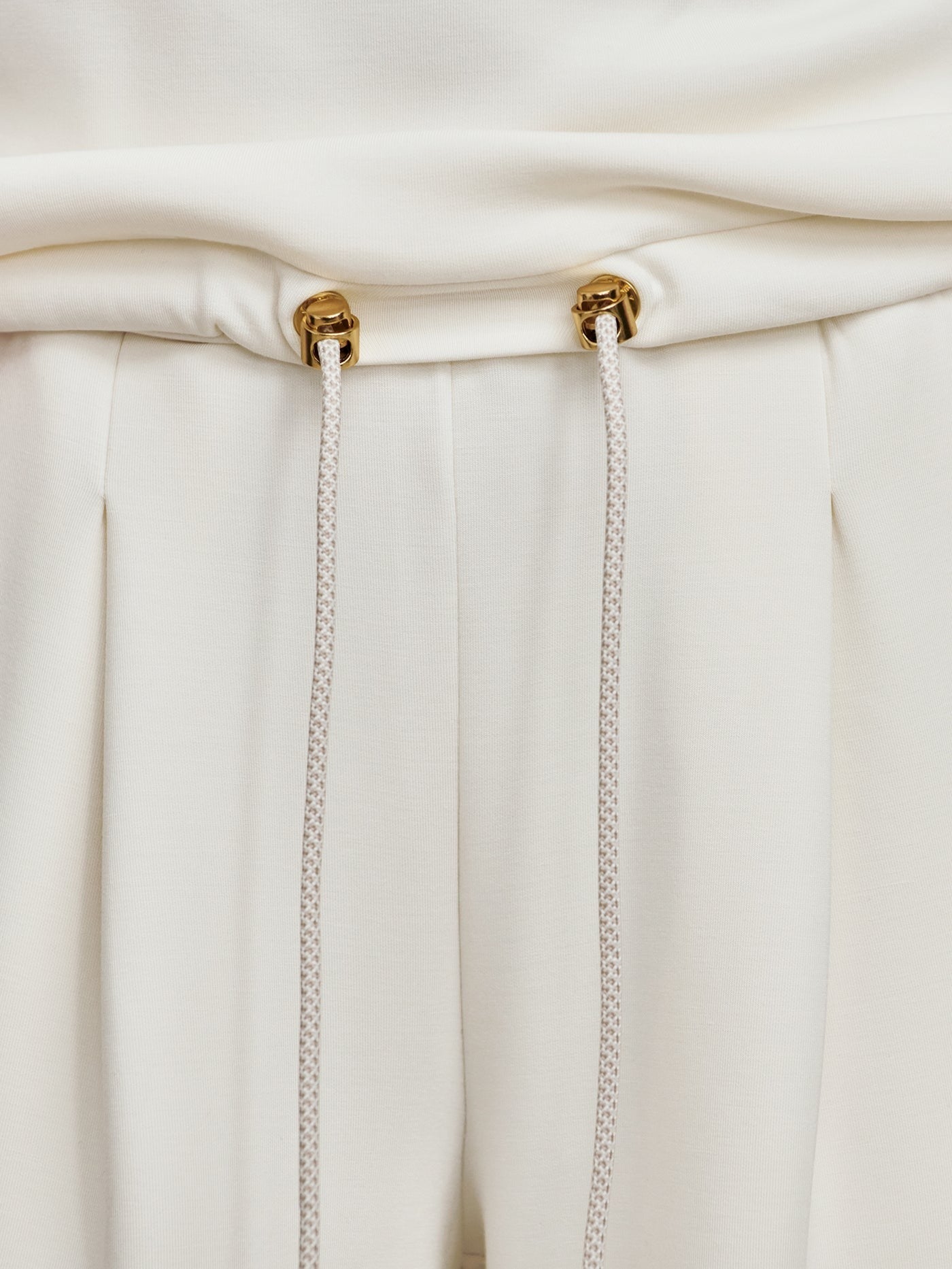 Varley Hannah Cowl Neck Sweat in Egret