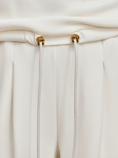 Varley Hannah Cowl Neck Sweat in Egret