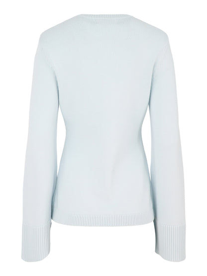 SEROYA Tira Knit Cardigan in Arctic Blue