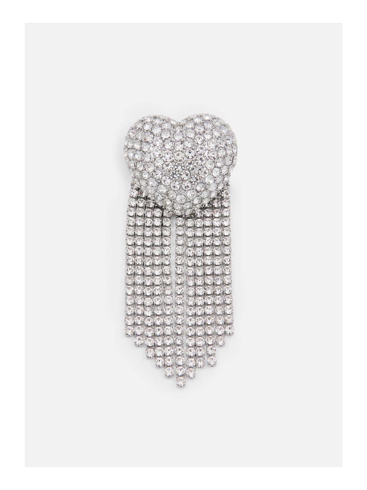 Heart Rhinestones Brooch
