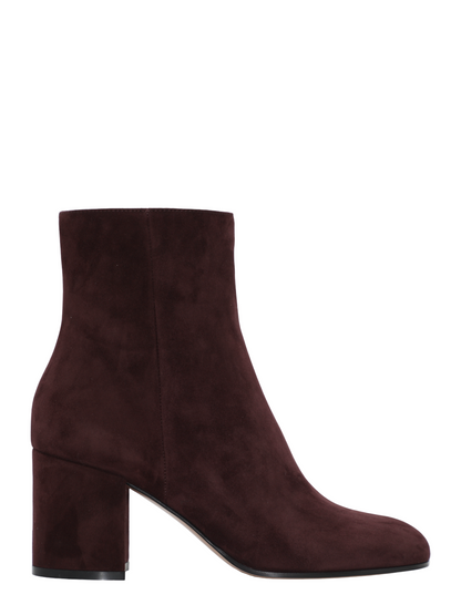 Gianvito Rossi Joelle Camoscio Stivale in Bourgogne