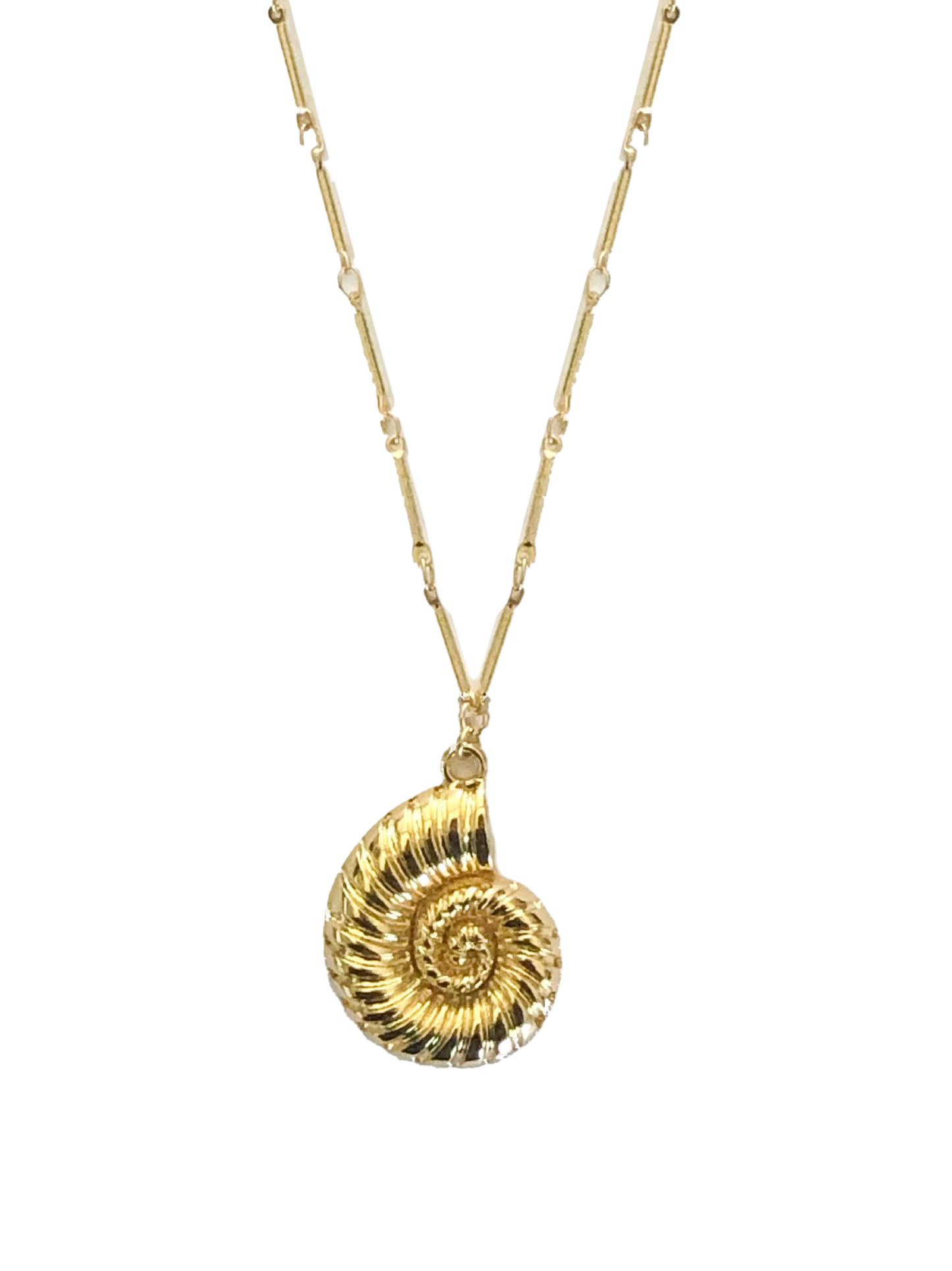 Adriana Pappas Nautilus Pendant in Gold