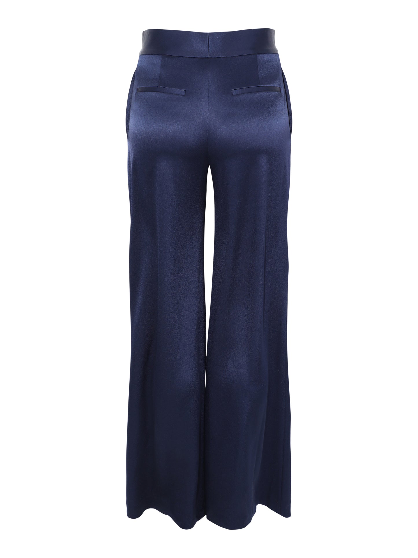 Alice + Olivia Shane Slouchy Wide Leg Pant in Midnight Blue