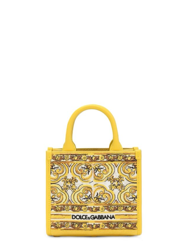 Dolce & Gabbana Top Handle Bag in Azulejos Giallo HG30B