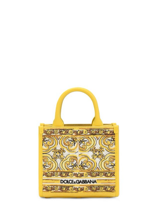 Dolce & Gabbana Top Handle Bag in Azulejos Giallo HG30B