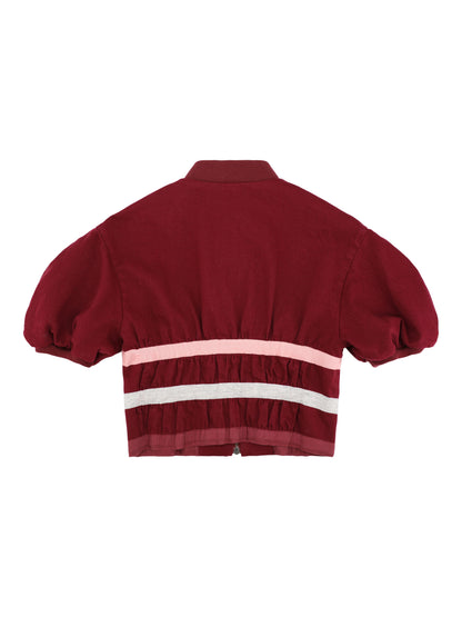 Hellessy Zora Zip-Up Jacket in Ruby
