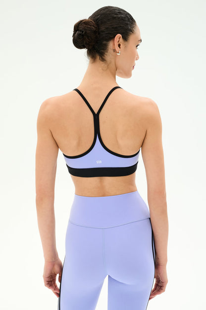 Splits59 Emerson Airweight Bra in Purple Haze/Black
