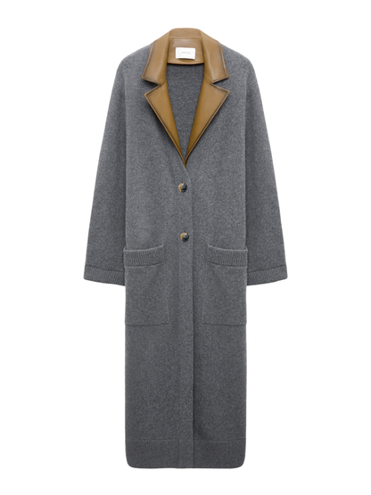 Dorothee Schumacher It's a Match Coat in Anthra Melange