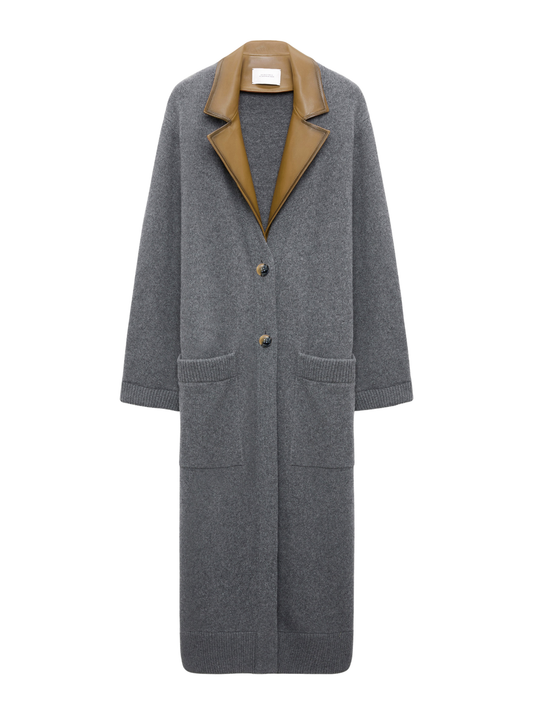 Dorothee Schumacher It's a Match Coat in Anthra Melange