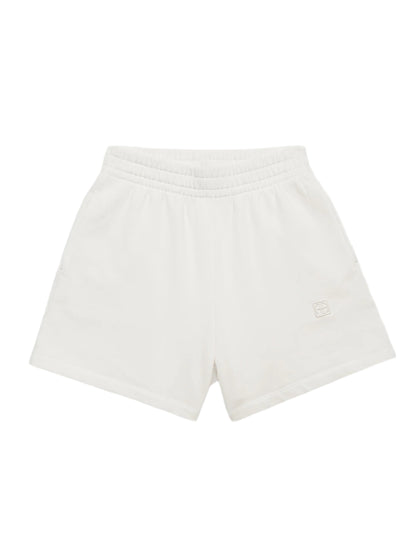 Anine Bing Kam Short Framed Monogram in Off White