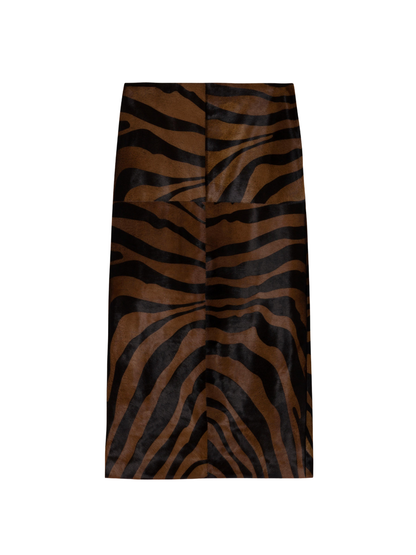 Simkhai Tobiana Midi Skirt in Zebra
