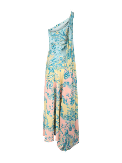 One Shoulder Long Dress