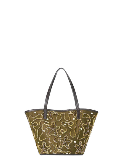 Staud Caro Bucket Bag in Starfish
