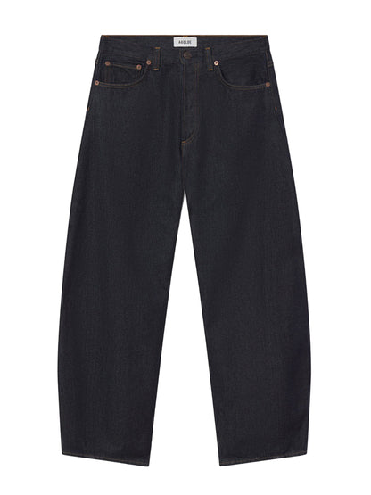 Agolde Luna High-Rise Pieced Taper Jean in Rinse