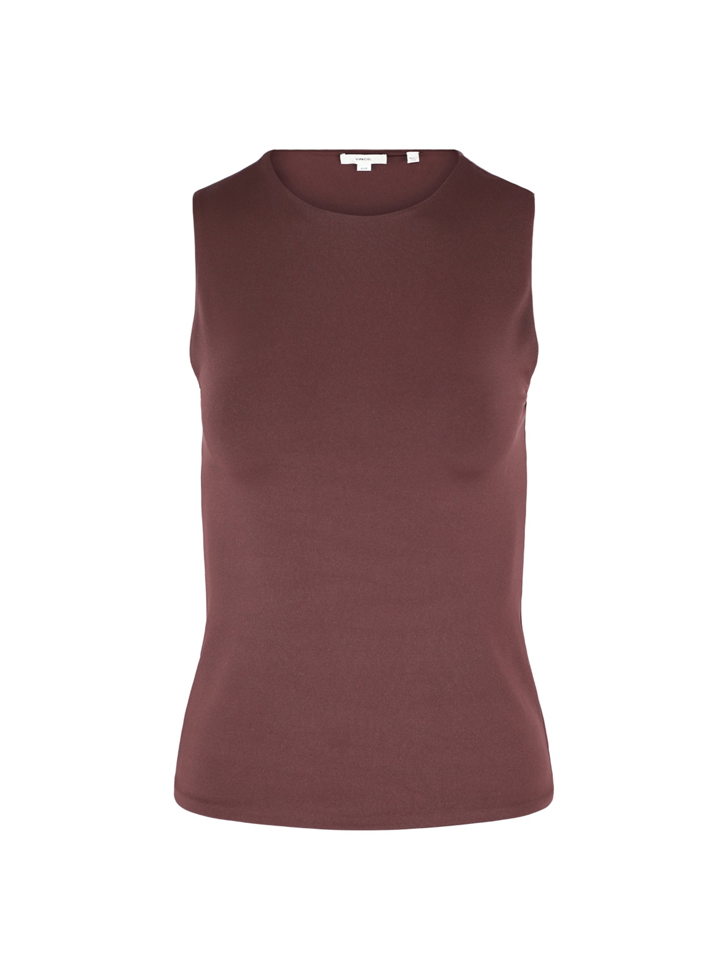 Vince Short Sleeve Shell Top in Cherry Night
