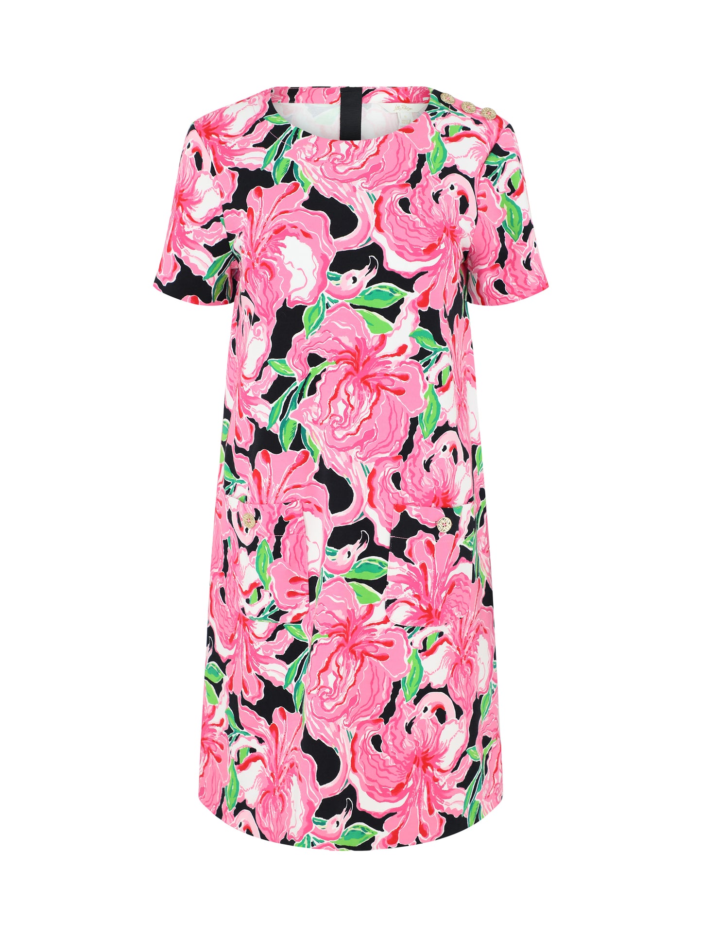 Lilly Pulitzer Mattison Dress in Onyx Party All The Time
