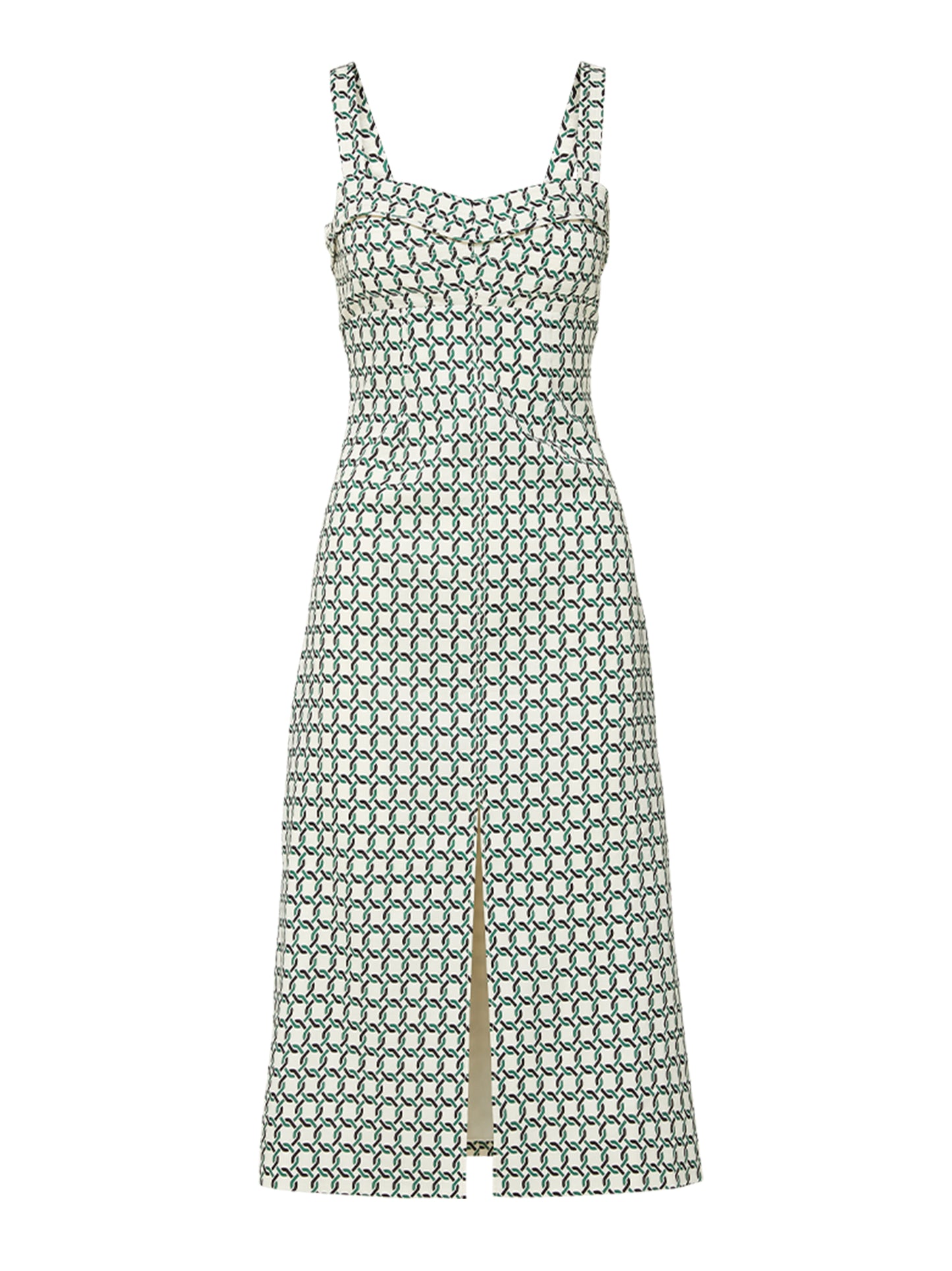 Veronica Beard Colleen Stretch-Linen Mini Dress in Dove Multi