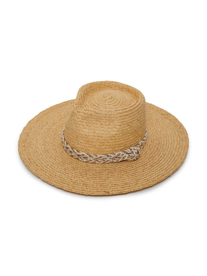 Lele Sadoughi Braided Rope Straw Hat in Natural