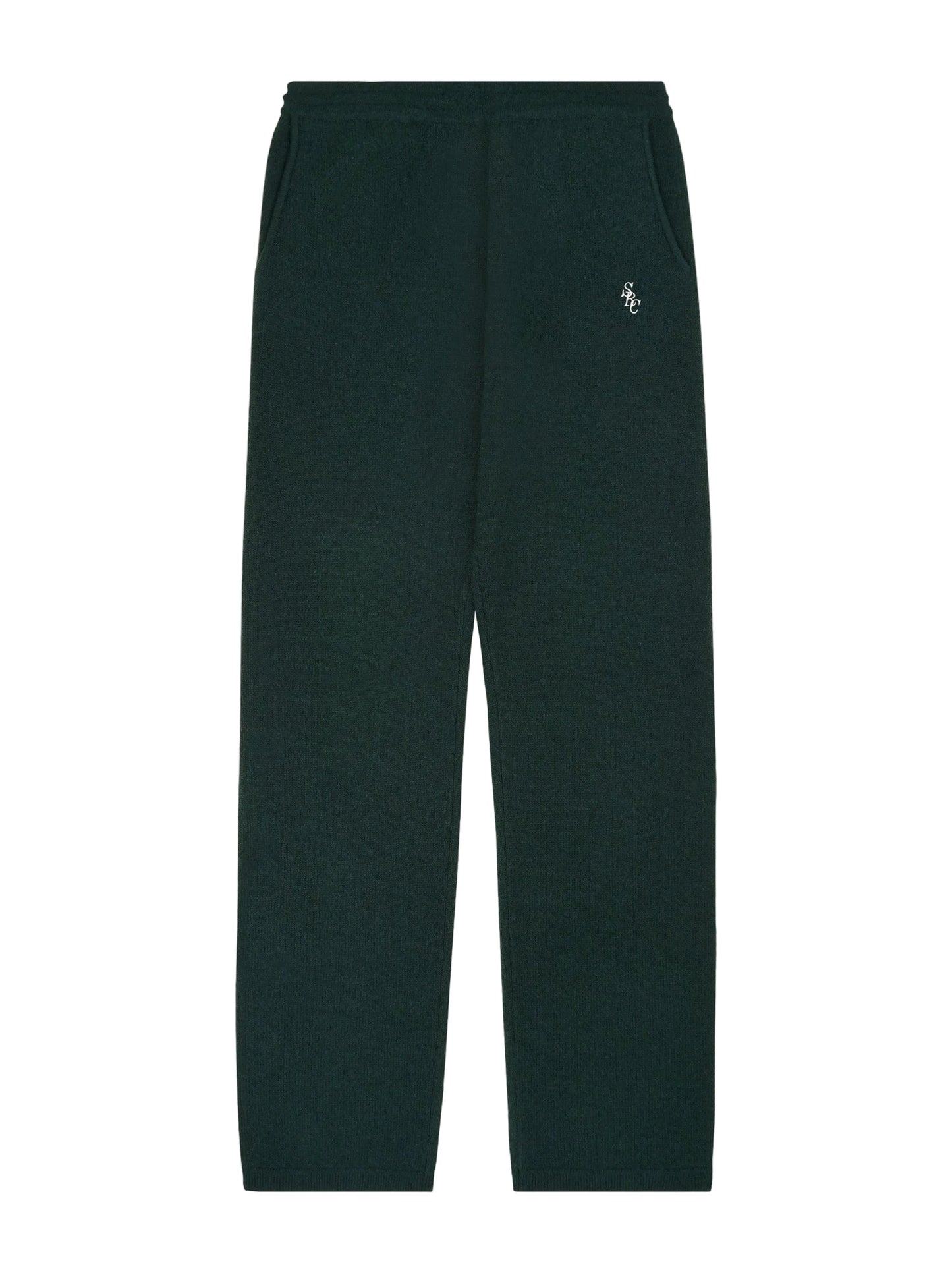Sporty & Rich SRC Cashmere Trousers in Forest