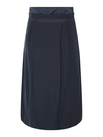 Vince Double Waist D-Ring Skirt in Coastal