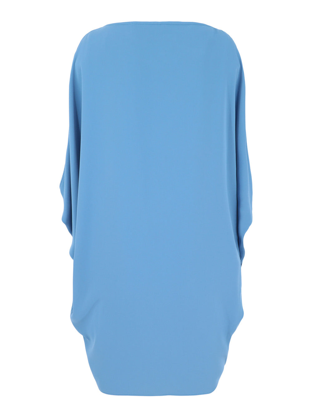 Trina Turk Razu Short Split Sleeve Dress in Shibori Blue