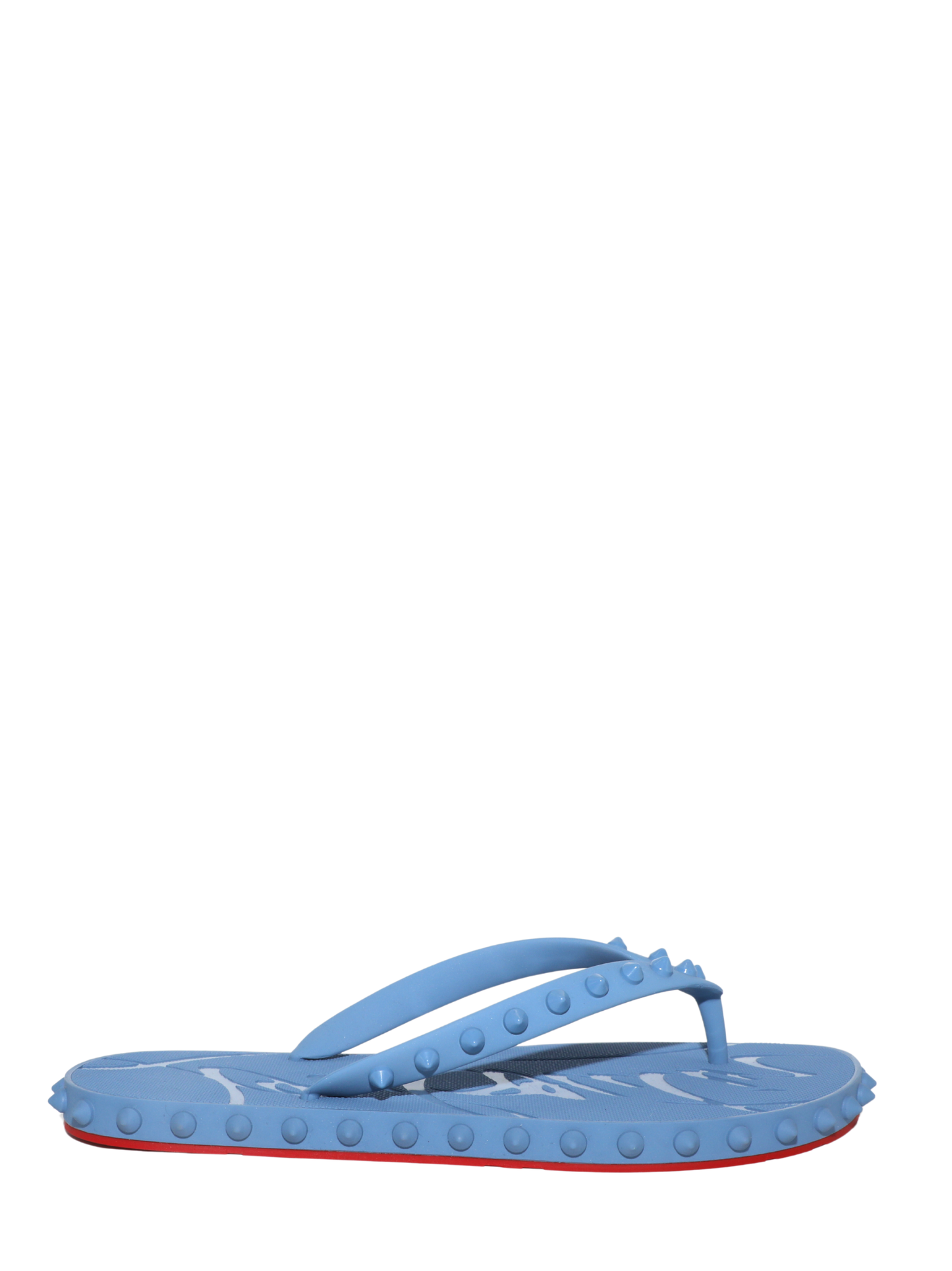 Christian Louboutin Super Loubi Flip Donna Flat in Ceruleo | In-Store Only