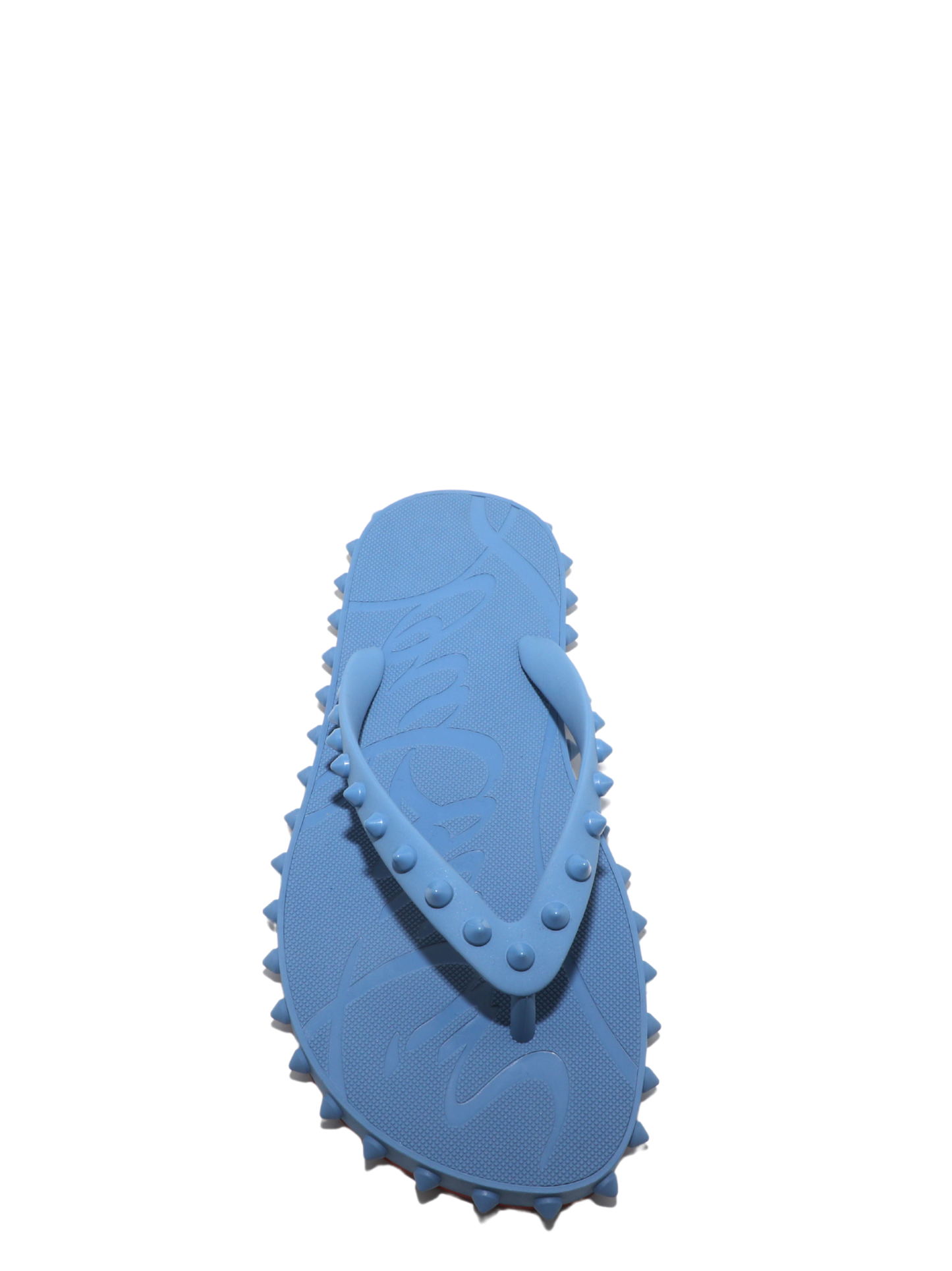 Christian Louboutin Super Loubi Flip Donna Flat in Ceruleo | In-Store Only