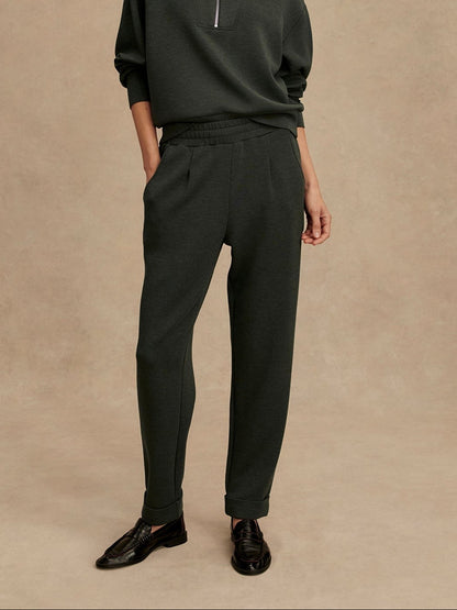Varley Rolled Cuff Pant 25 in Olive Marl