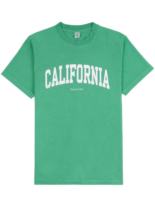 Sporty & Rich California T-Shirt in Verde