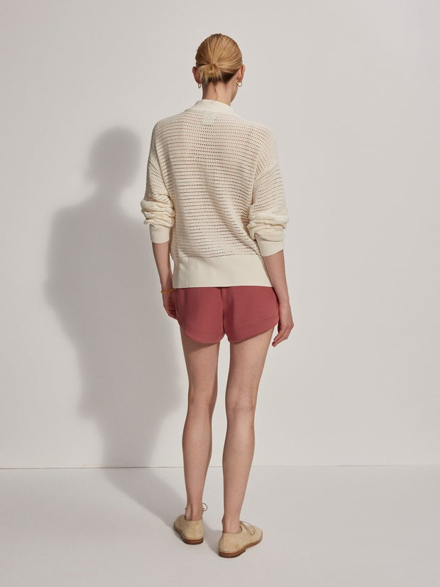 Varley Ward Knit Jacket in Egret