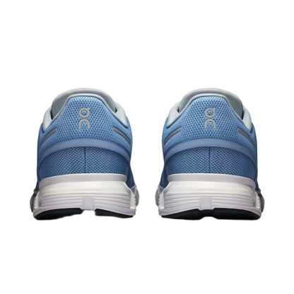 On Running Women's Cloud 6 Sneaker in Chambray/White