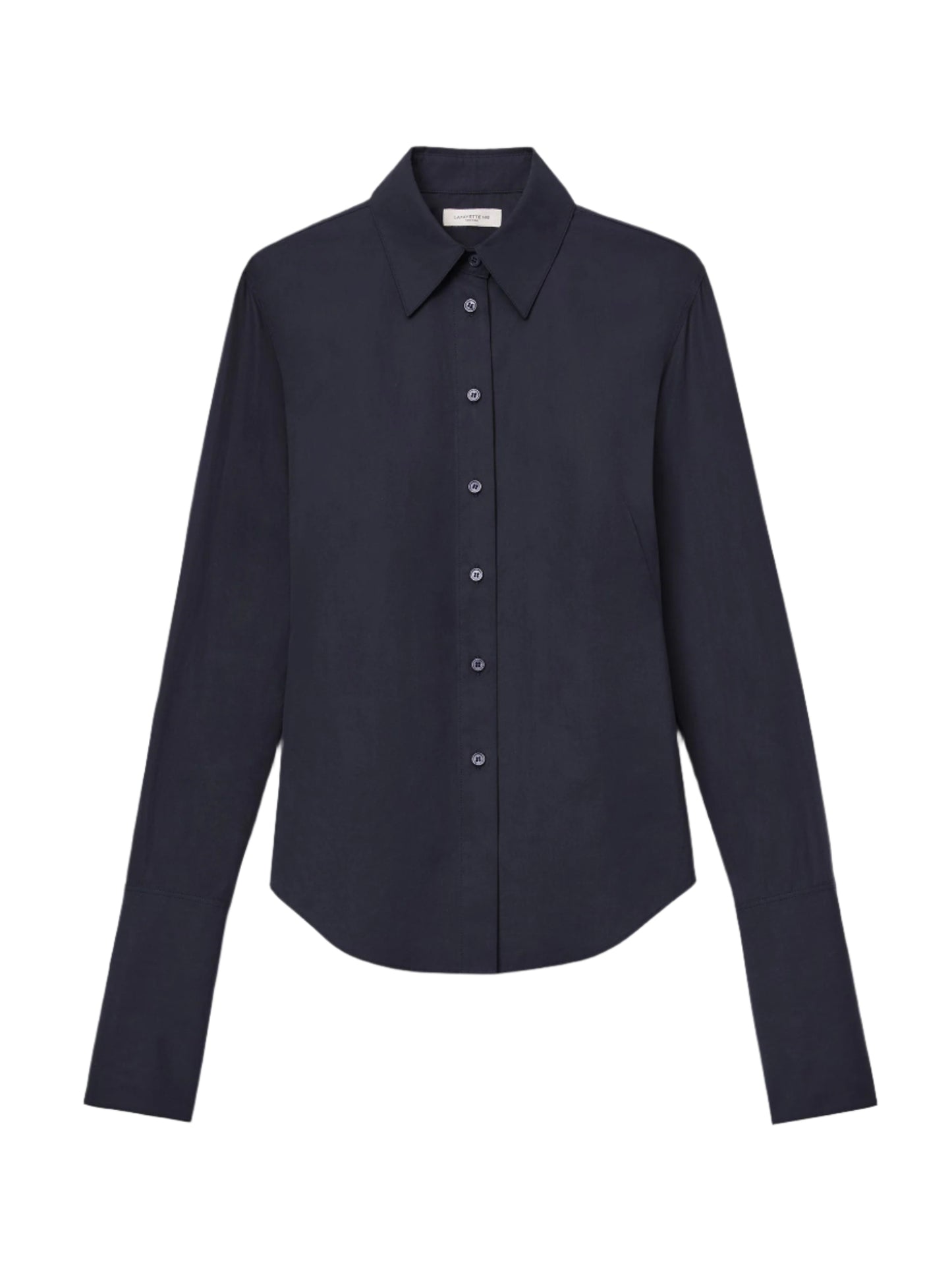 Lafayette 148 Organic Cotton Poplin Fitted Shirt (More Colors)