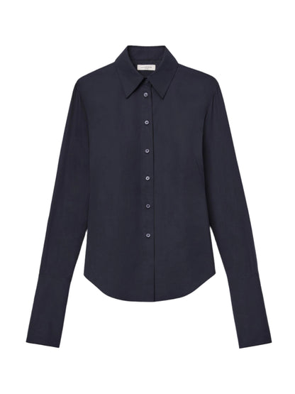 Lafayette 148 Organic Cotton Poplin Fitted Shirt (More Colors)