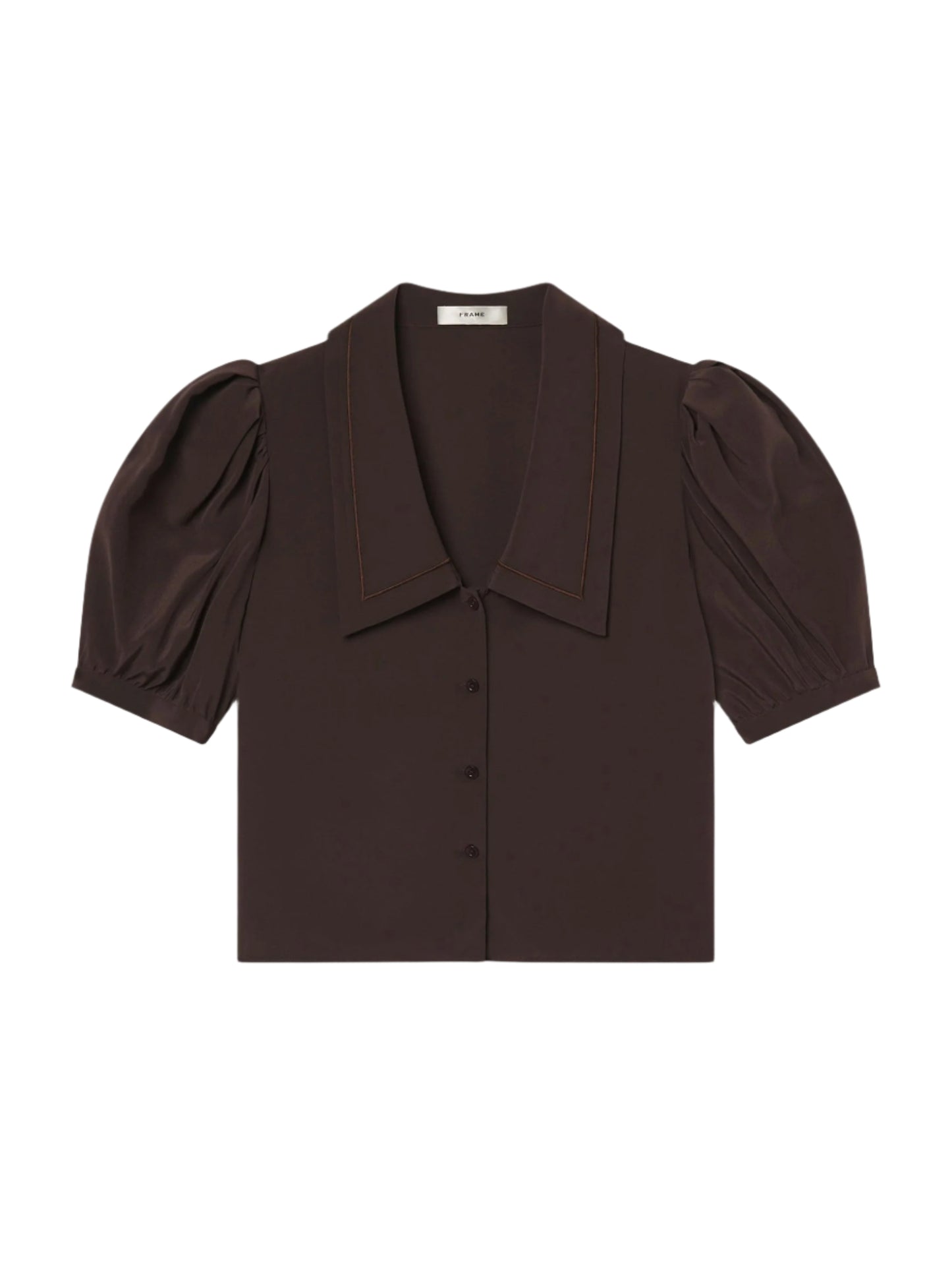 Frame Sailor Blouse in Coffee