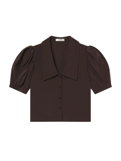 Frame Sailor Blouse in Coffee