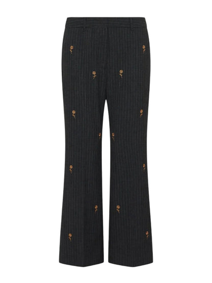 Marella Teglia Trousers in Dark Grey