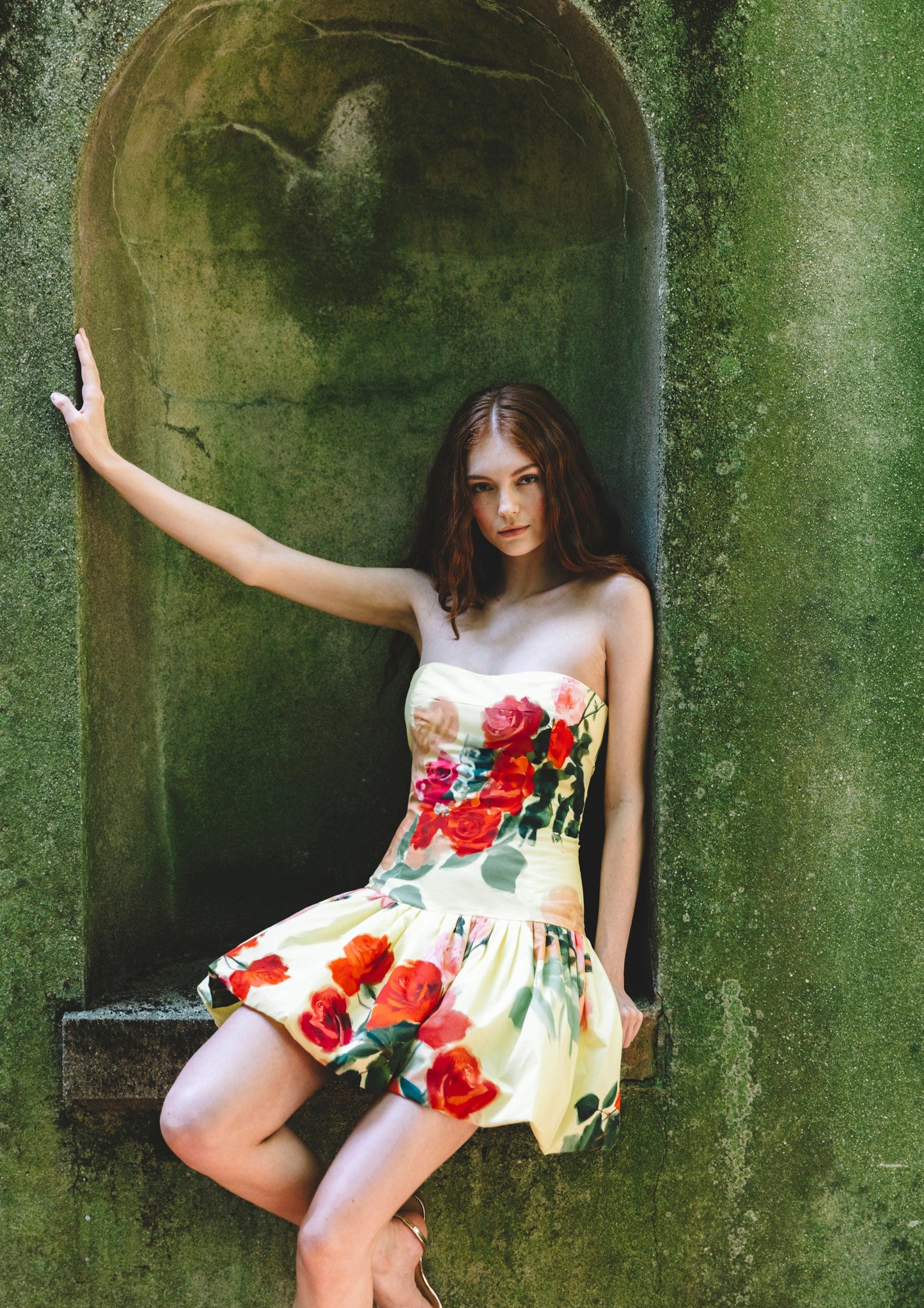 Cara Cara Elena Dress in Le Rose Yellow