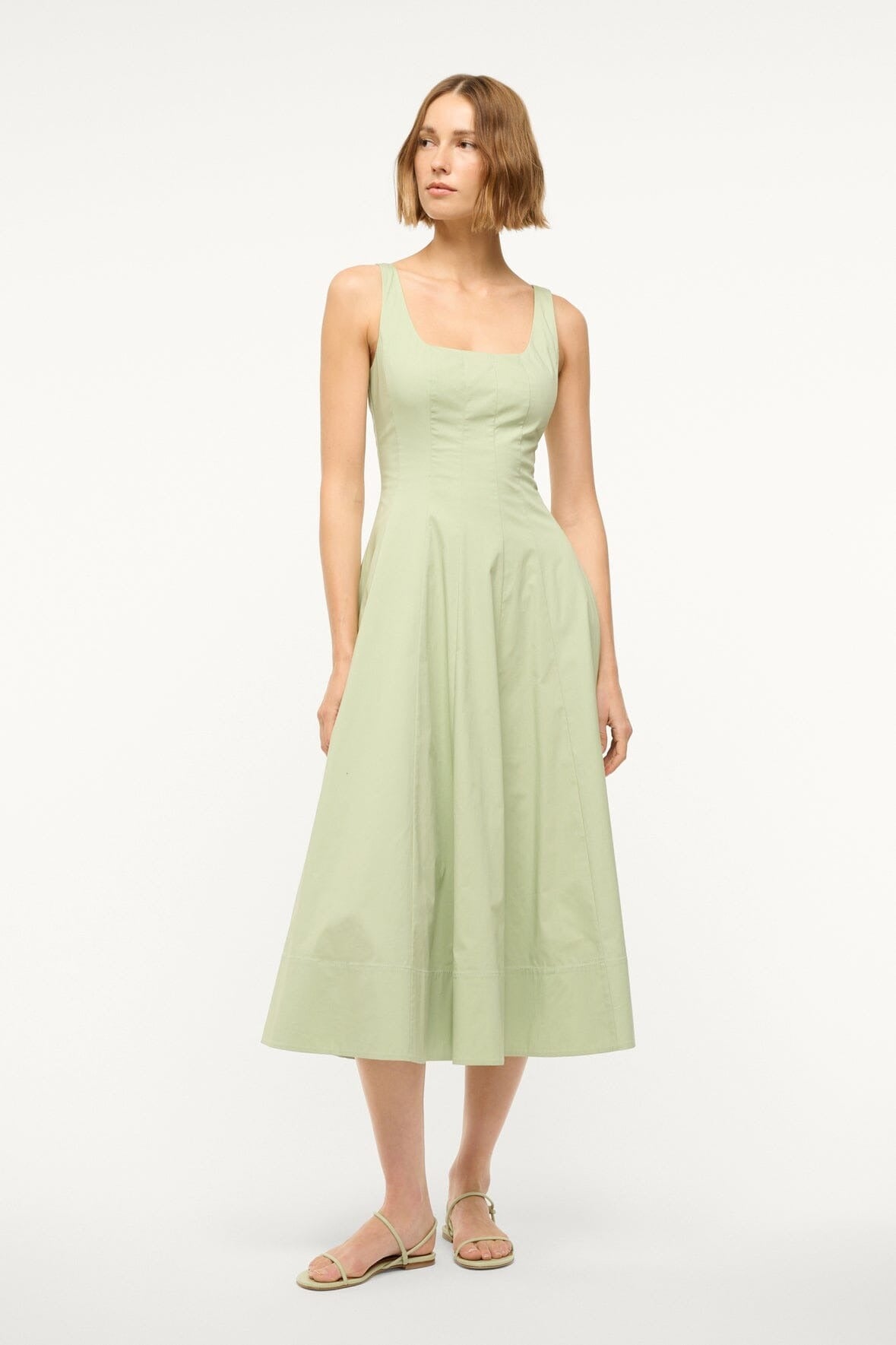 Staud Wells Dress in Pale Jade Leigh's of Breton Village Staud Wells Dress in Pale Jade Leigh's of Breton Village