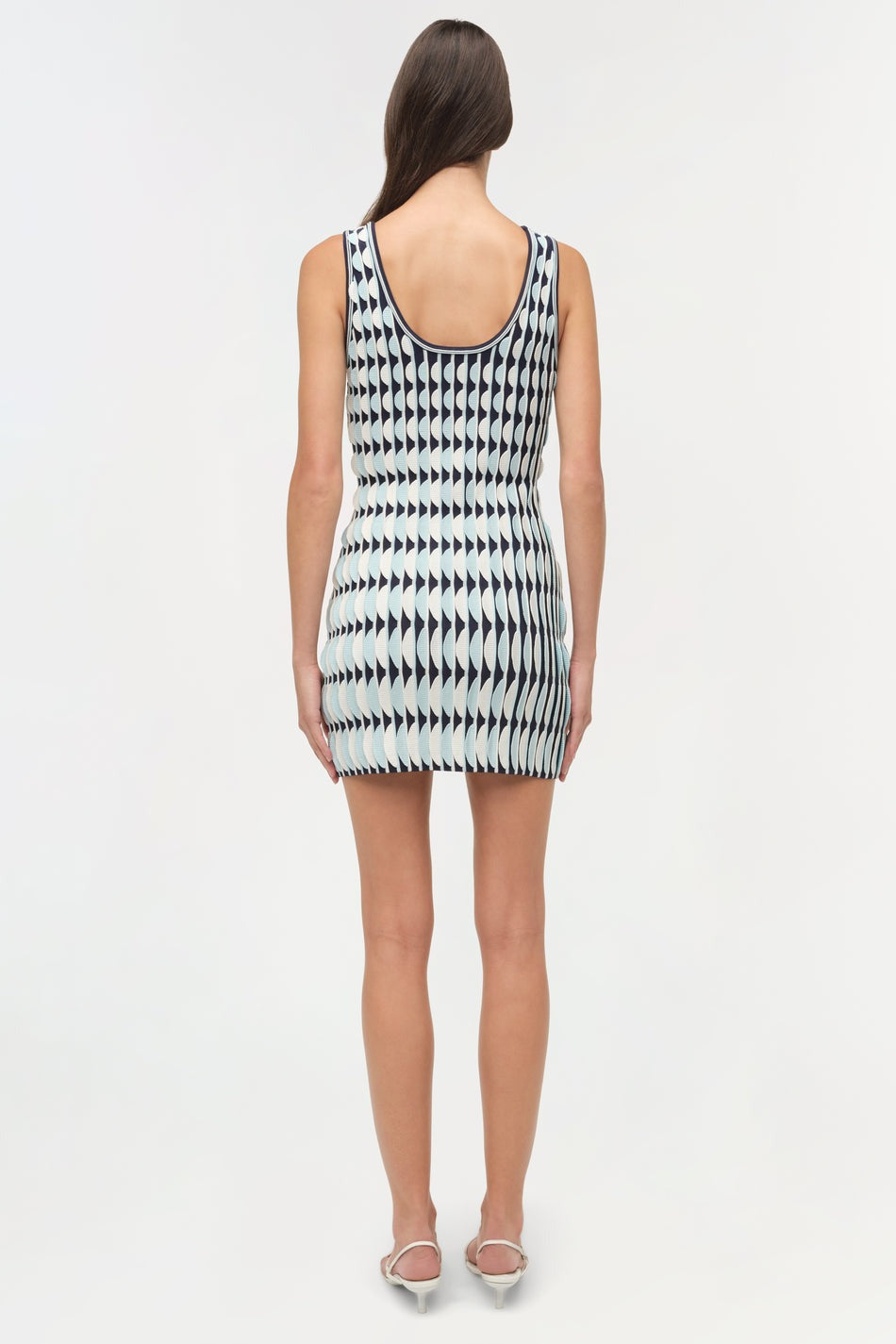 Simkhai Lorien Mini Dress in Sky Multi
