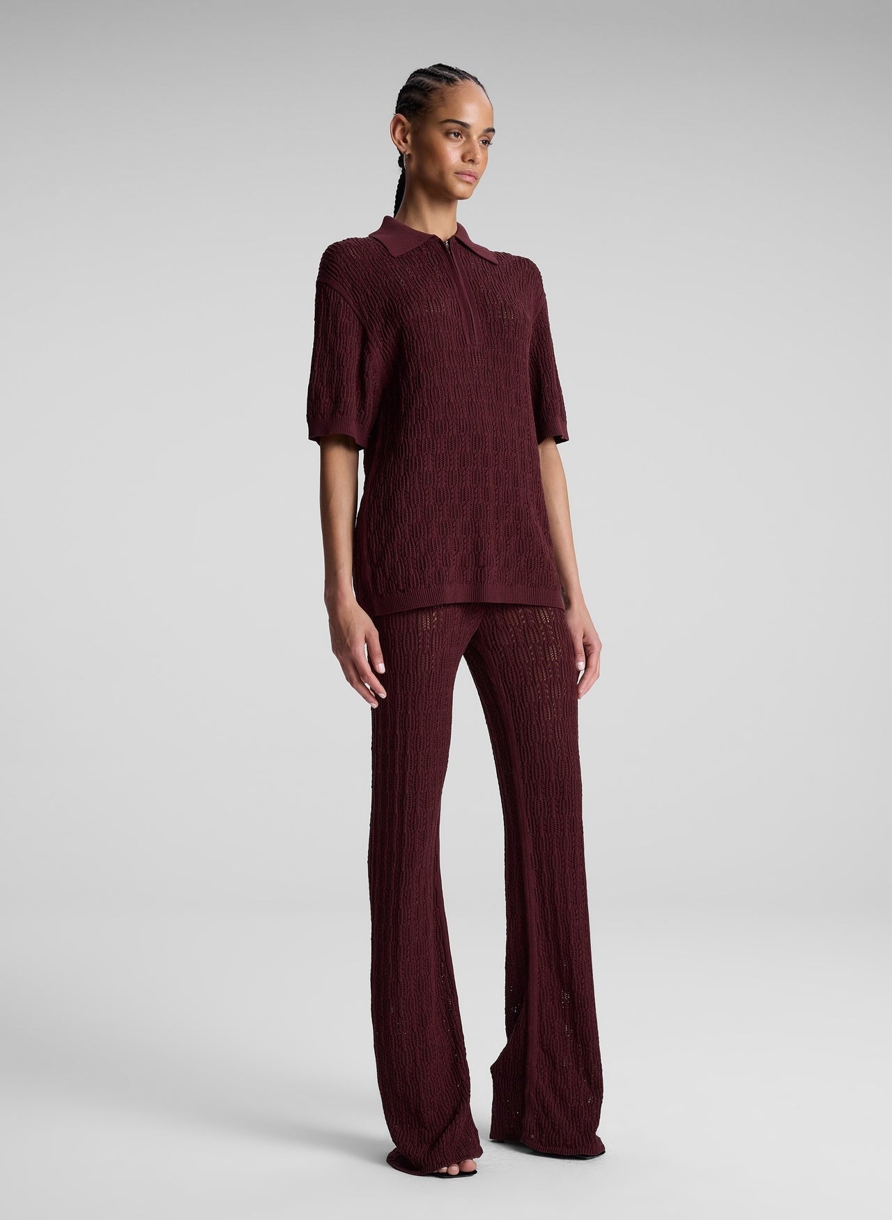 A.L.C. Keeley Pant in Burgundy